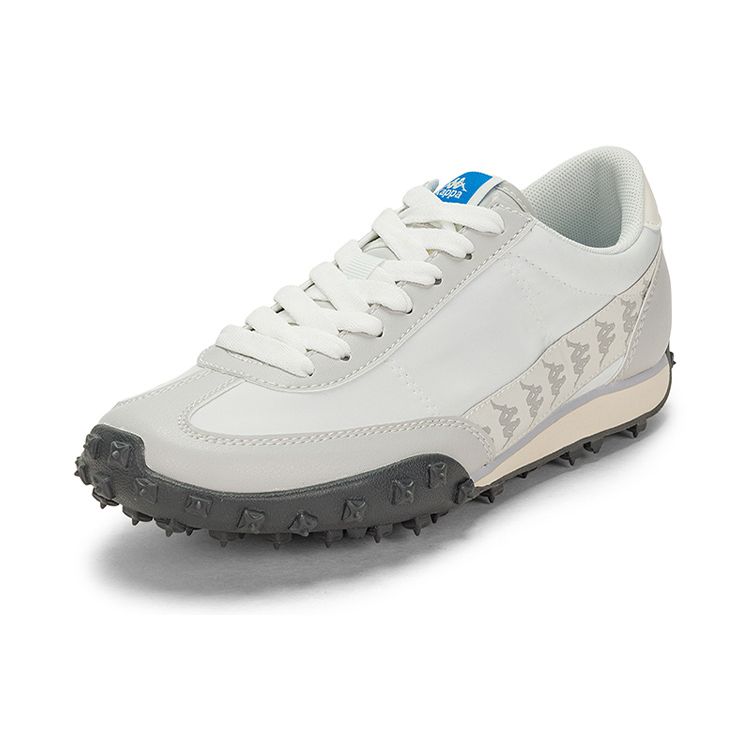Kappa Fashionable Versatile Fabric Synthetic Leather Non-Slip Wear-Resistant Low-Top Casual Running Shoes Unisex sneaker Glacier-Gray K0DX5MM09-084
