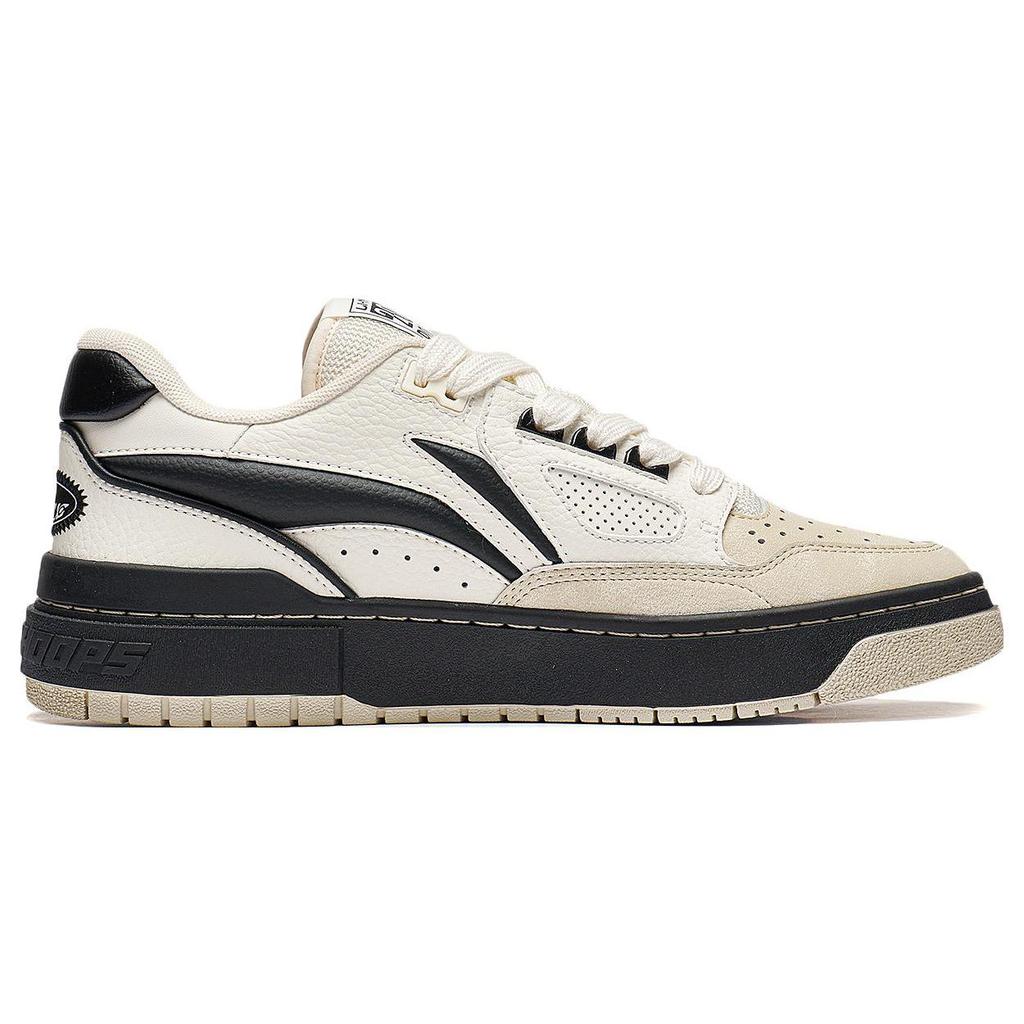 Li Ning Rookie 2 Slip Resistant Cushioning Low Top Basketball Shoes Men's Black White Khaki ABCT055-1