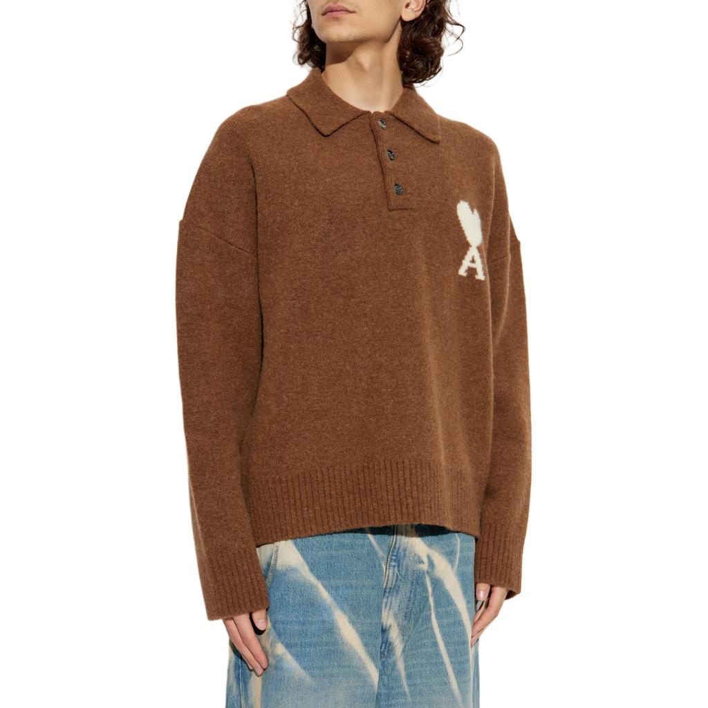 Ami Paris Ami De Coeur Knitted Jumper UPL408-KN0135-217