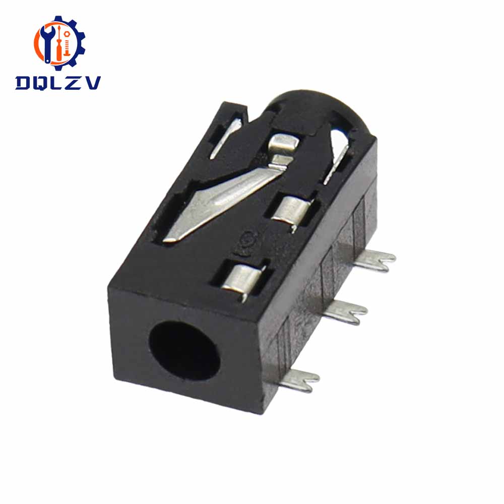 3.5MM Headphone Socket PJ-327F 5Pin Patch Socket Audio Socket Headphone Jack