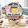 Classroom Decor Wooden Day of School Sign DIY Ornaments School Opening Decorations School Gift Photo Prop Classroom