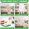 BYMORE Disposable Plastic Gloves Bulk, Clear Food Handling Service Gloves for Kitchen Food Prep Food Service Food Handling