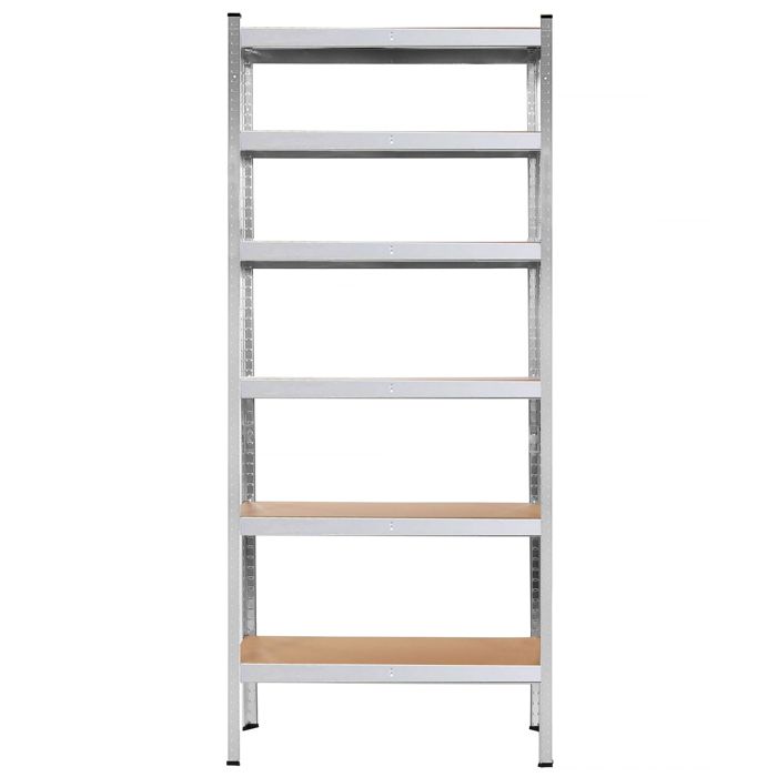 Springos® Étagère en métal pour garage ou cave 110 x 225 x 50 cm, 6 tablettes - max 900kg