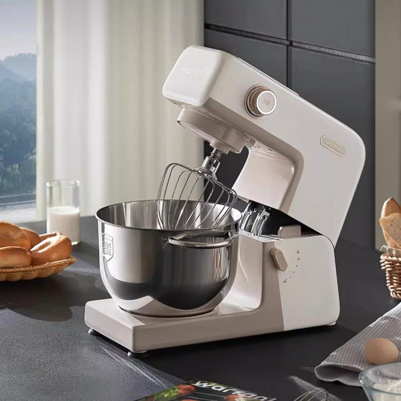 Многофункциональный кухонный миксер Huaren: Тихий DC миксер-тестомес и венчик для домашнего использования