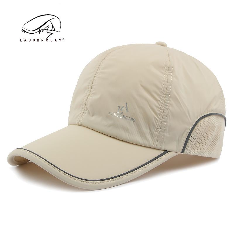 Quick-drying hat Men's spring and summer outdoor sunscreen visor Lightweight breathable cap Children's fashion baseball cap tide