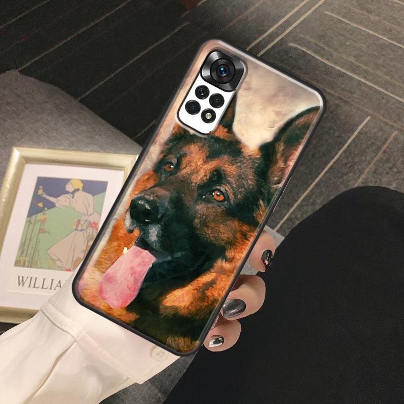 German Shepherd Dog Funda For Xiaomi Redmi Note 14 13 Pro 9 10 11 12 Pro 10S 11S 12S Redmi 13C 10C 12C 14C Case