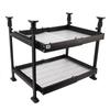2 Tier Sliding Pull Out Drawer Organizer Carbon Steel Pull Out Cabinet Drawer Organizer for Kitchen