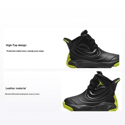 Air Drip 23 Rain Boot TD Black Atomic Green Baby Sneakers CT5799-001