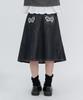 HIGH SCHOOL DISCO Denim Butterfly Skirt_Navy