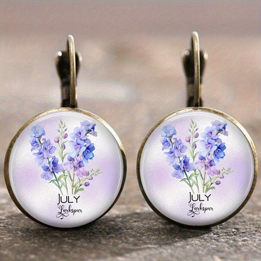 Fashion Earring Y2K Vintage Marigold Time Gem Flower Ear Buckle