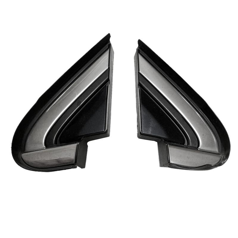 Exterior Pillar Corner Garnish Side Rearview Mirror Triangle Plates Trim For Honda CR-V CRV 2007-2011 Car Accessories