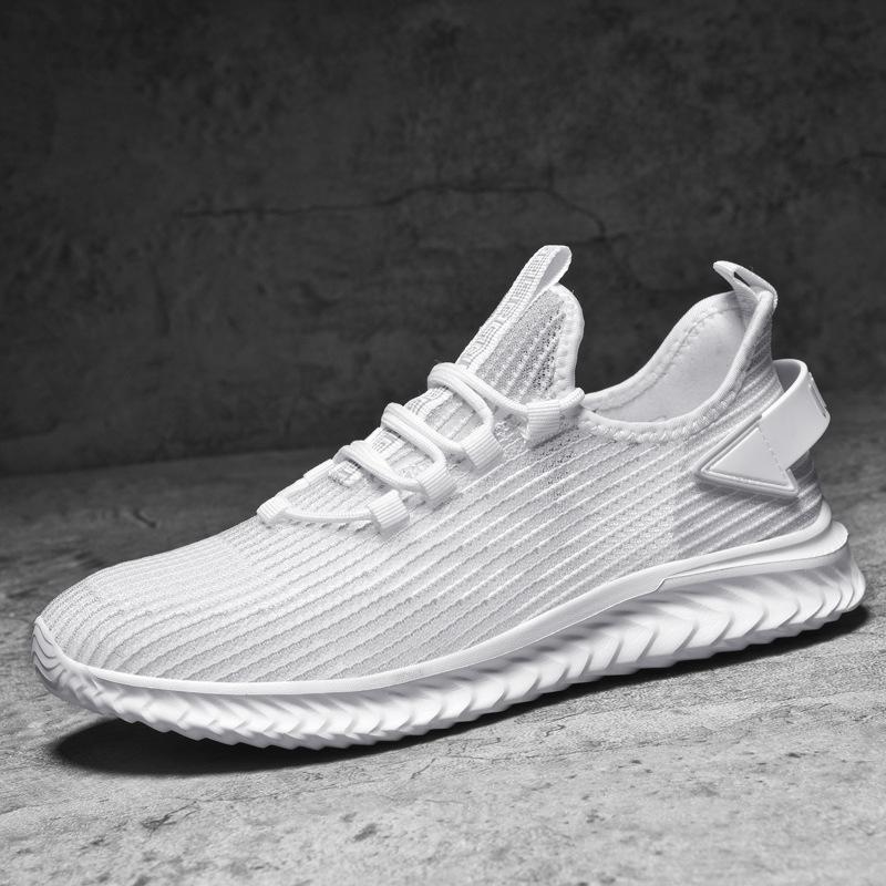 

МОДНАЯ ОБУВЬ, мужские дышащие спортивные кроссовки, спортивные кроссовки для бега, уличные женские теннисные кроссовки для тренажерного зала 39 белый