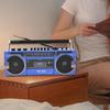 Waterproof Vintage Cassettes Player Speaker AM/FM/SW Radio With 5Inch Driver For Travel Entertainment Sound System