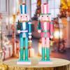 Christmas Nutcracker Decor Traditional Ornament Nutcracker Figure Statue for Shelves Party Decor Countertop Festival Present