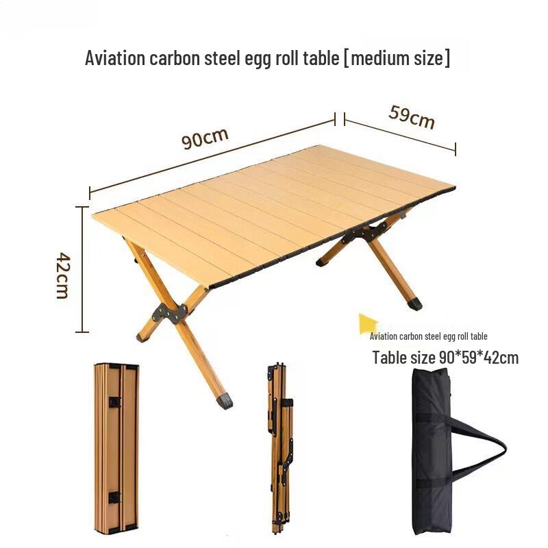 Portable Outdoor Camping Folding Egg Roll Table