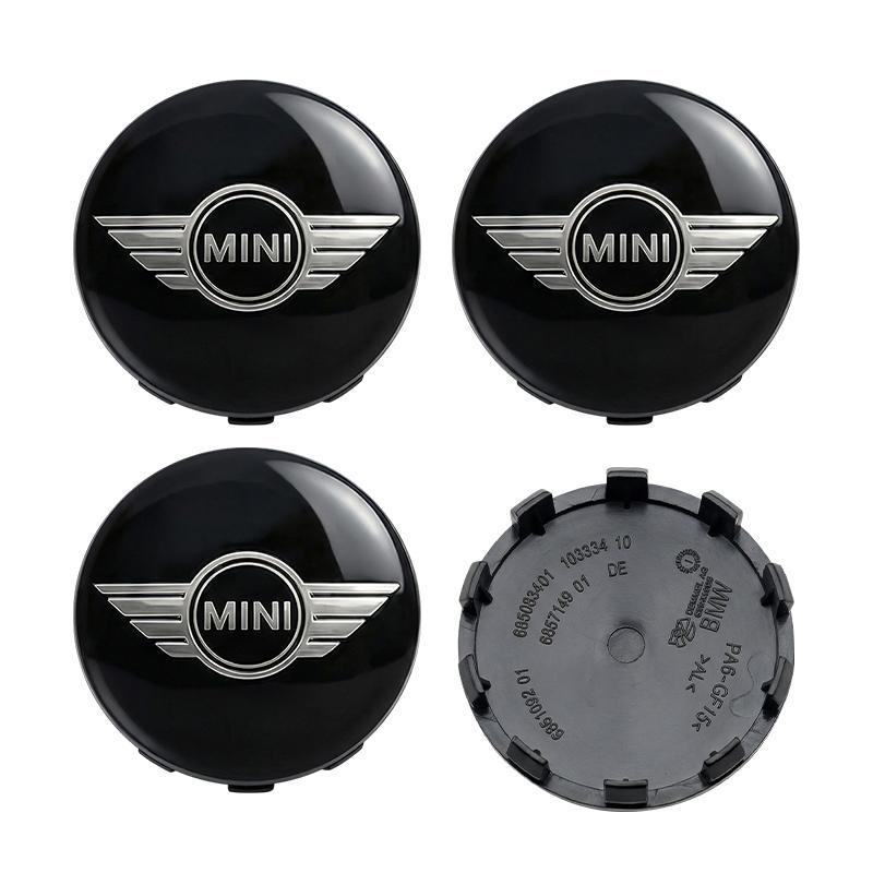 

4Pcs 60mm Car Wheel Center Hub Cap Rim Cover For MINI Cooper One S Clubman R50 R53 R56 R60 F55 F56 R57 R58 R59 чёрный