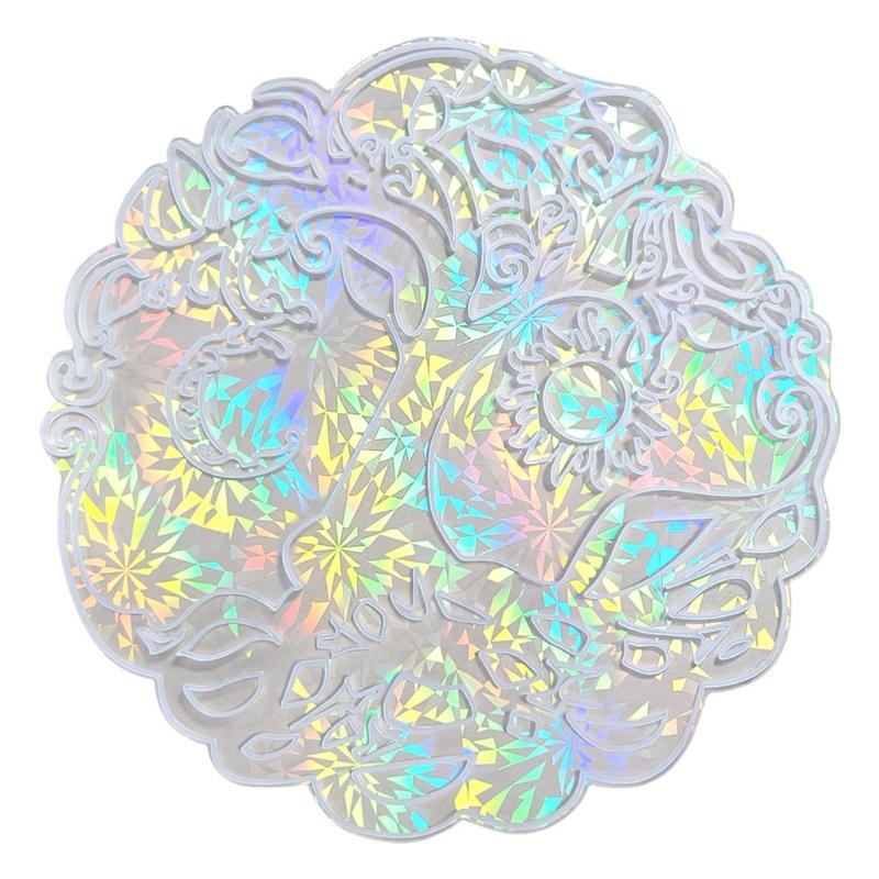 Mucegai versatilă de turnare din silicon Mucegai pentru figurine din arborele vieții Mucegai versatilă pentru turnare pentru ornamente, instrument de bijuterii holografice