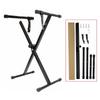 Single-X Keyboard Stand Adjustable Keyboard Stand Practical X Frame Music Piano Keyboard Stand for Kid Music Lovers