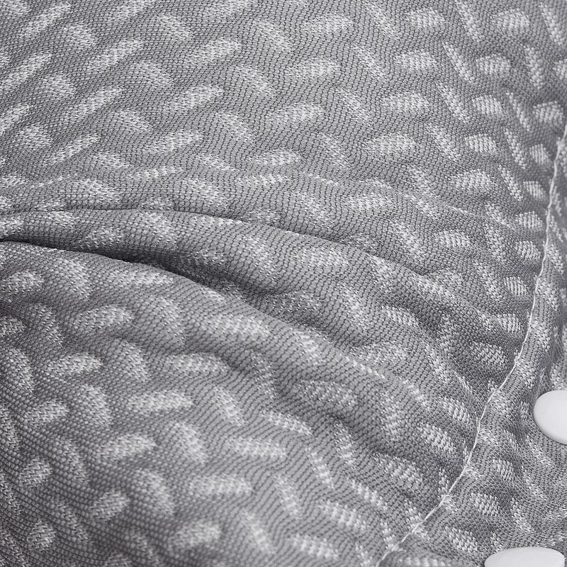 Cotton Fabric Cervical Support Pillow - Concave Design for Neck & Spine Protection