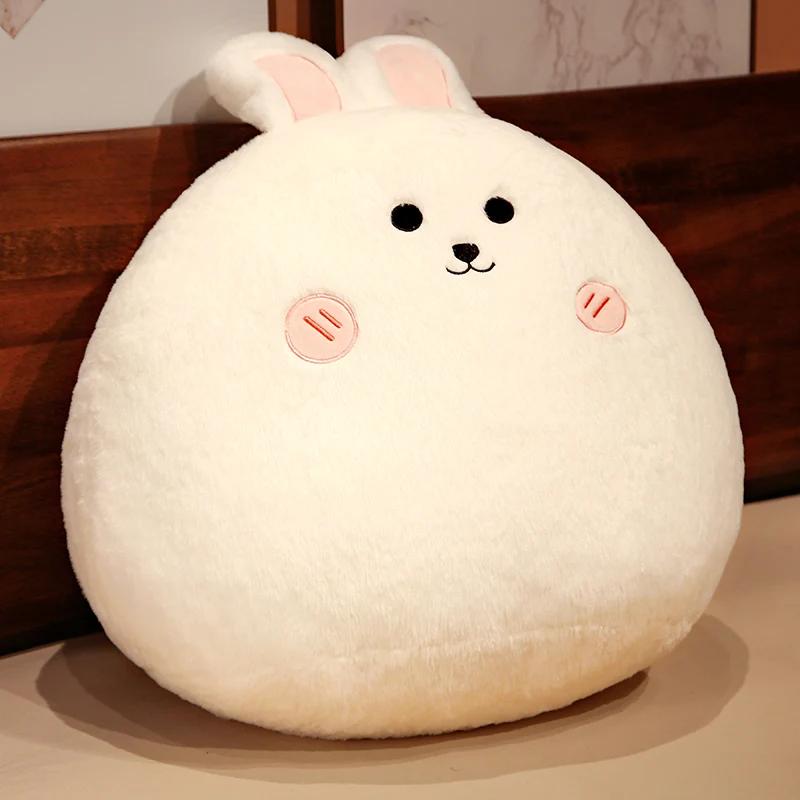 30/50cm Stuffed Soft Animal Kitten Plush Pillow Lovely Cartoon Cat Dolls Toys Kawaii White Black Cat Gift for Children Girls
