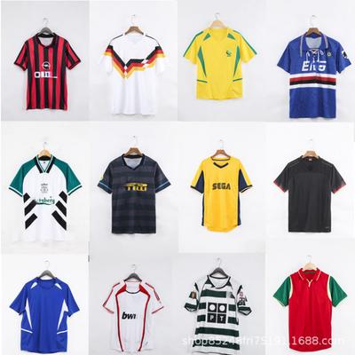 France Serie A All-League AC Inter Milan Brazil Vintage England Italian Football Jerseys Undertake Delivery