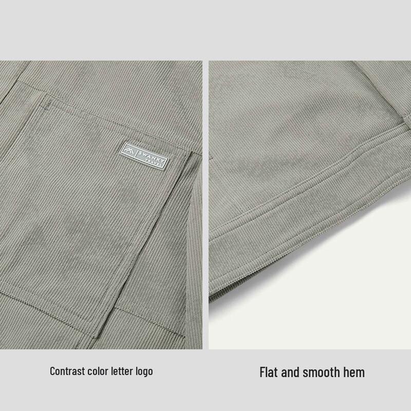 HLA Men's Autumn Corduroy Turn-down Collar Jacket