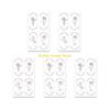 W89C 125Pcs Thank You Stickers Rectangular Wrapping Labels Self-adhesive Labels for Wedding Small Businesses, Online Retailer