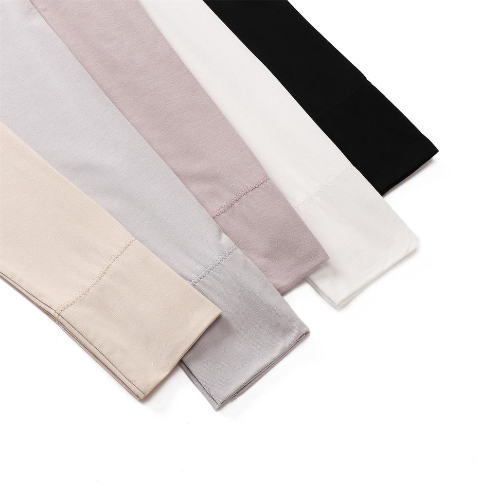 Summer New Cool Modal Cotton Arm Warmers For Women Girls Soft Driving Sunscreen Long-Sleeved Outdoor Solid Color Riding Sleeves