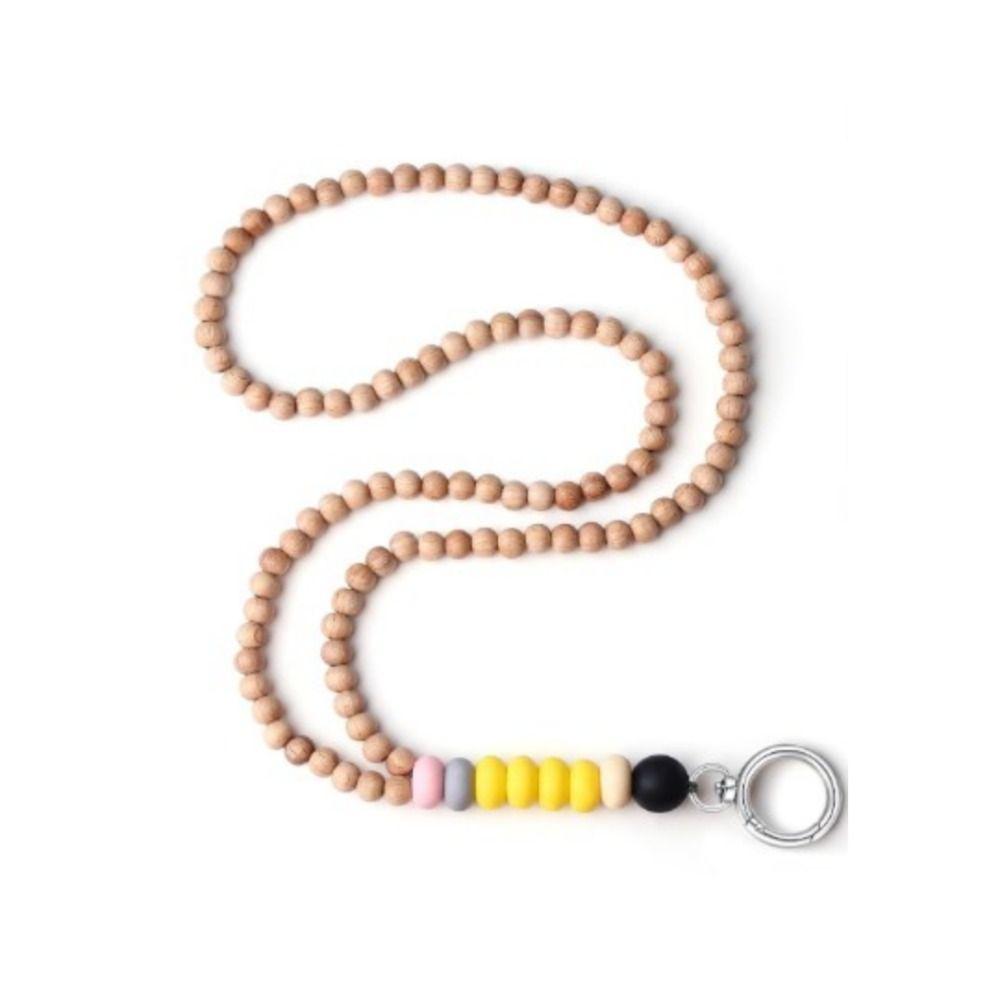 

Wood Id Badges Holder 34 inch Lanyard Work Accessories Women
