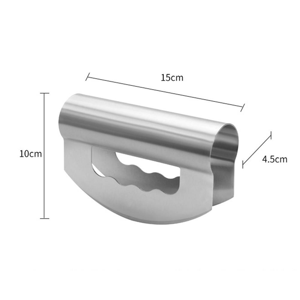 Salad Chopper With Protective Cover Stainless Steel Double-head Cut Salad Chopper For Home Kitchen