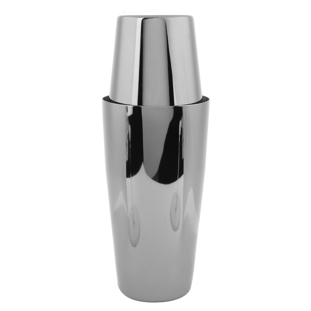 2 Stück Edelstahl Boston Cocktail Shaker Becher Bar Mischgetränk Barkeeper Werkzeug