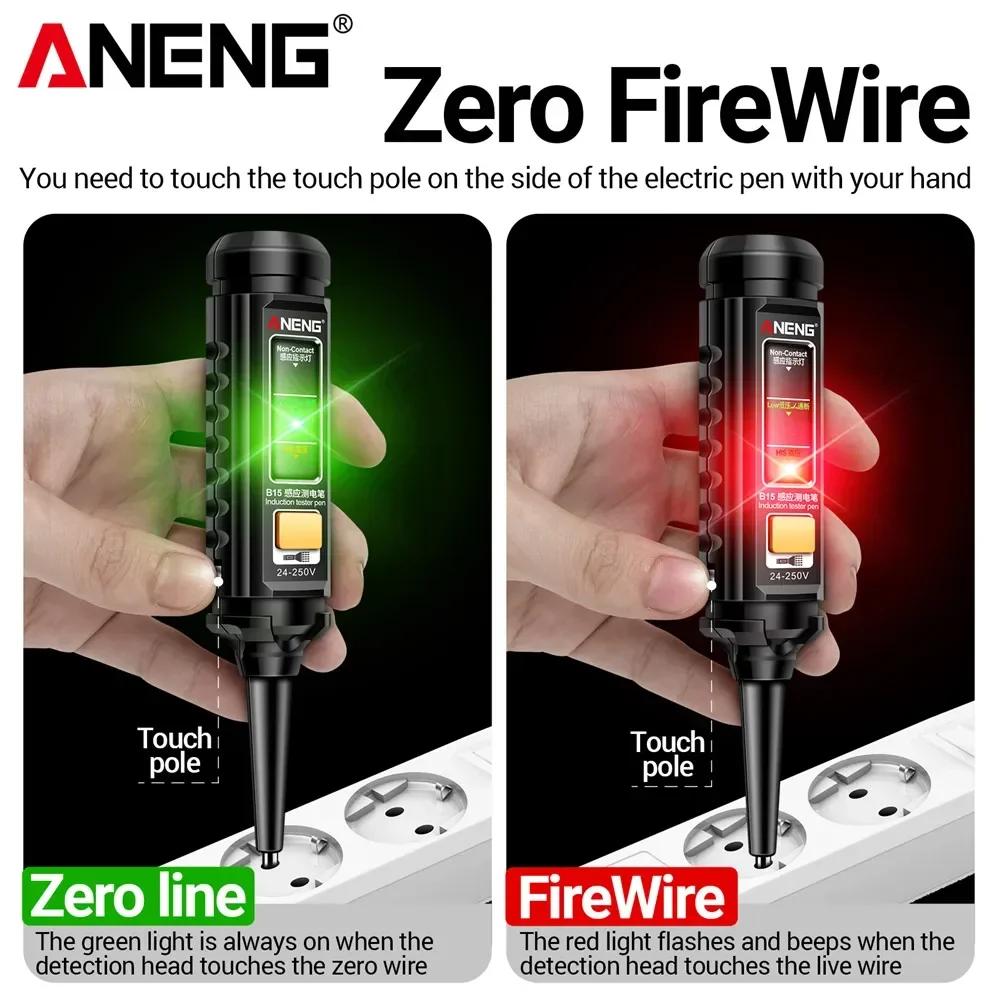 2026 ANENG B15 Multimeter Tester Pen Multimeters 1999 Counts 24-250V Voltage Detector Meter Diagnostic Breakpoint Finder For Electrician Repair Tools