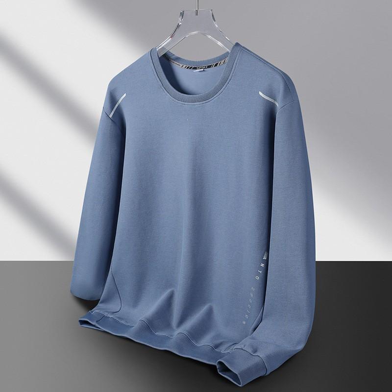 Mens Fall Hooded Sweatshirt Casual Printed Round Neck Long Sleeve Top 40.08