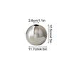 1/3pcs Plated Vase Modern Round Ball Vase Table Decor Accessories Flower Arrangement Craft Home Decoration SML