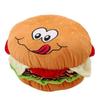 Hamburger Expression Plush Toy Cartoon Stuffed Doll Cushion Gift Decoration