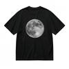 Men's Comfortable Classic T-Shirt Astronomy Inspired Lunar Design Tee White Tops