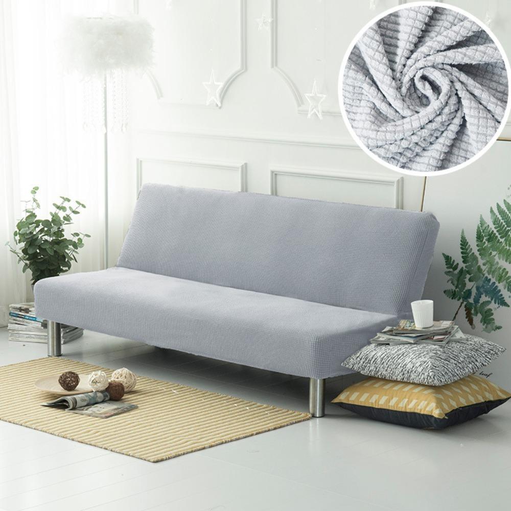 Elastic Futon Sofa Cover Dust-proof Bench Cover Universal Armless Sofa Slipcover  Living Room
