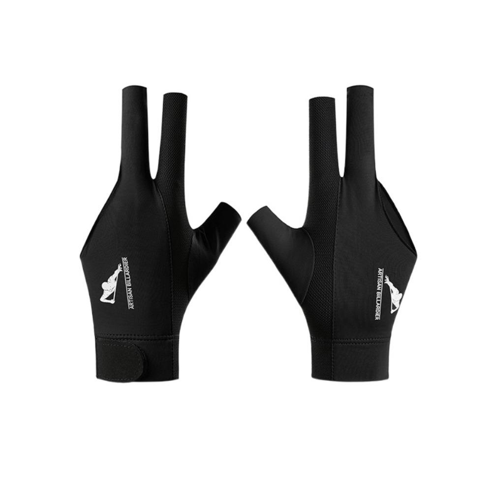 

1Pcs Three Fingers Billiard Glove Anti-slip Training Glove Snooker Glove Fitness Accessories L