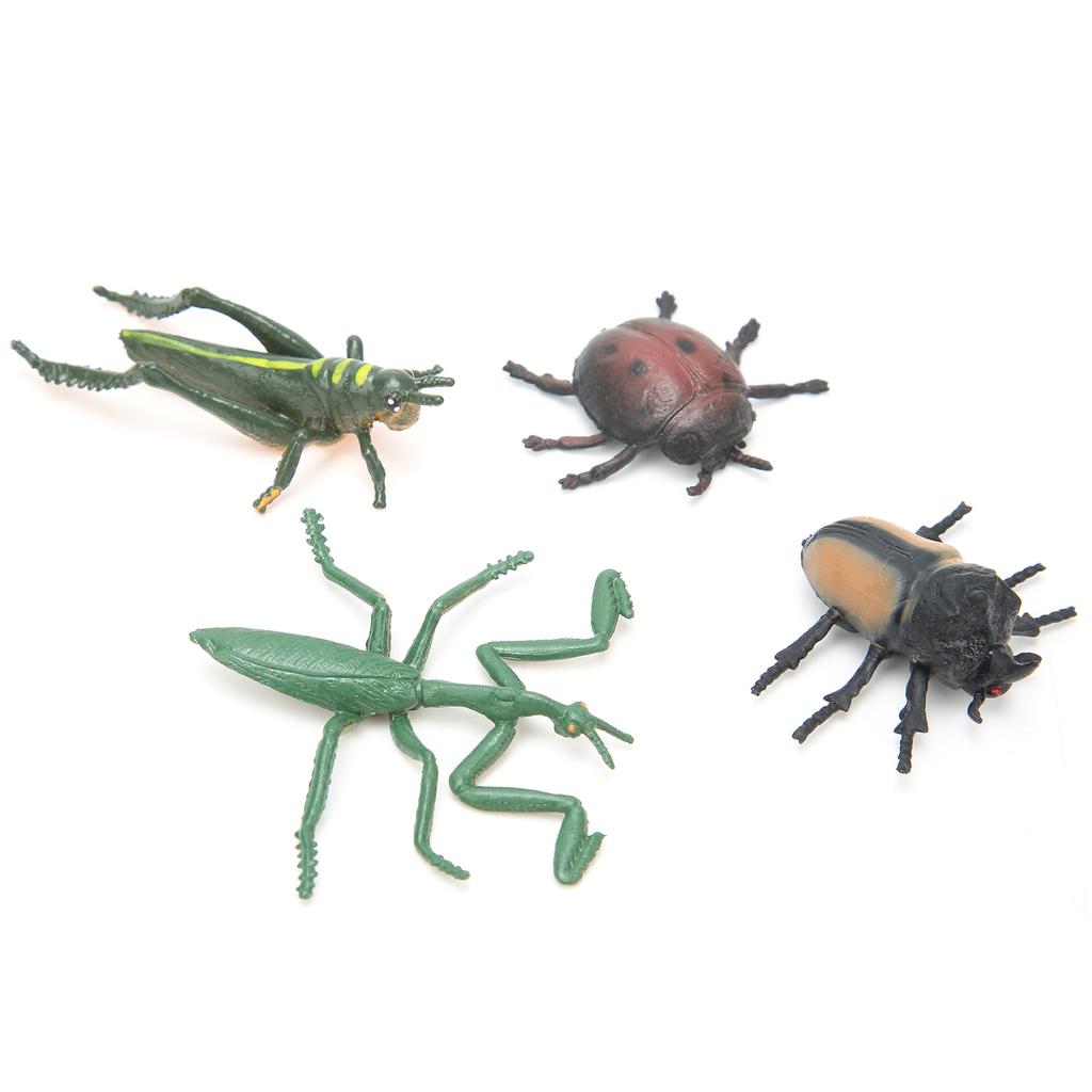 12pcs Assorted Lifelike Bugs Model Children Educational Simulation Insect Model ToyS