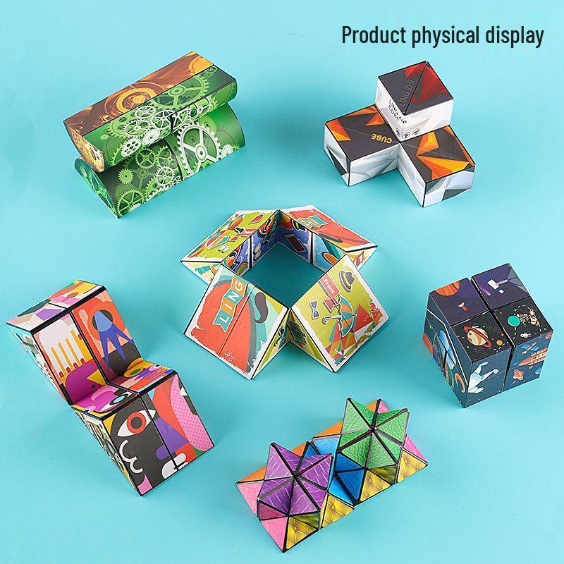 

3D Магнитный Геометрический Кубик Бесконечности - Приз для Студента и Маленький Подарок