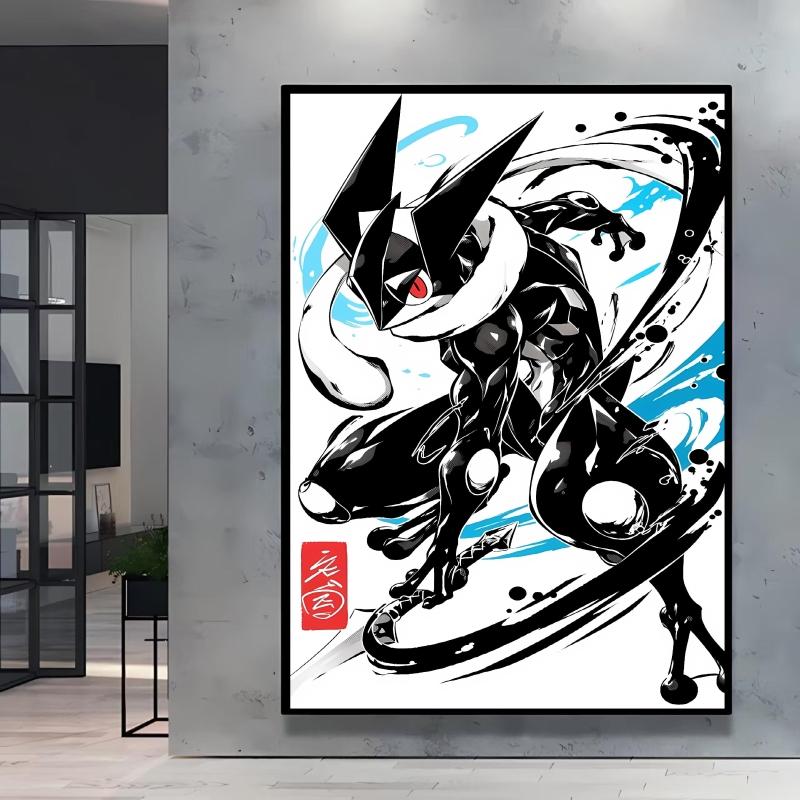 Canvas Prints Pokemon Greninja Classic Anime Posters Wall Art High Definition Images Modern Home Living Room Decor Children Gift