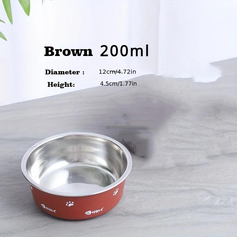

1 шт. миски для собак из нержавеющей стали, нескользящая миска для кормления питомцев, миски для воды и еды для собак