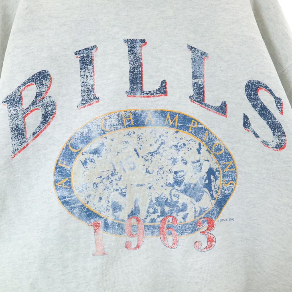 90er Jahre Made in USA Alt 1963 AFC Champions Bills Langarm-Sweatshirt L Herren Gebraucht