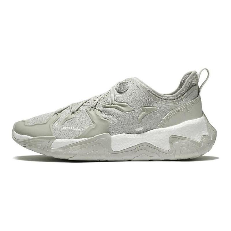 Jackie Chan Kung Fu x Li-Ning Lightweight High Rebound Casual Shoes Bud Yellow Gray AGLS075-3 42