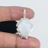 Natural Moonstone Gemstone Pendant 925 Sterling Silver- Handmade Coffin Design, Everyday Wear Jewelry, Unique Moonstone Pendant Party Wear Gifts