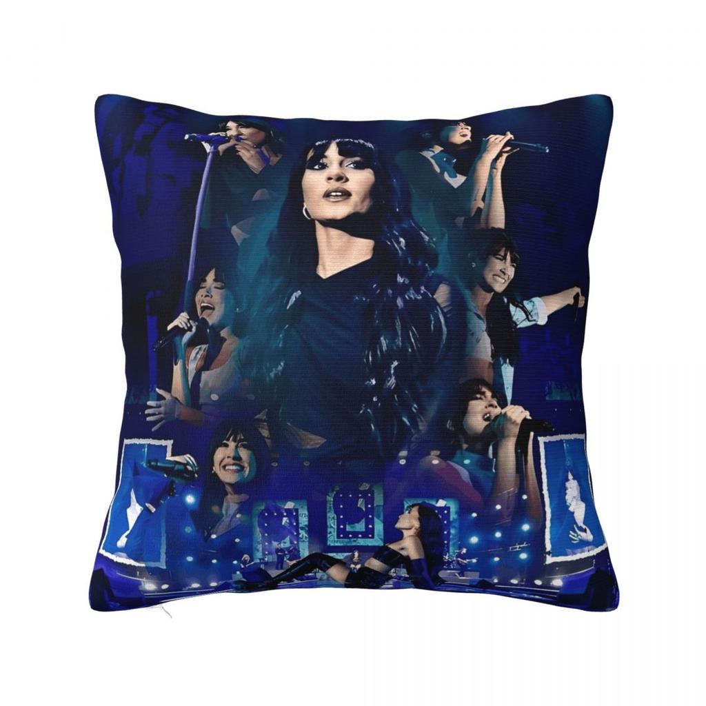 Singer Aitana Cuarto Azul Tour Pillow Covers Polyester Car Cushion Cover Creative Decorative Pillow Cover 45*45