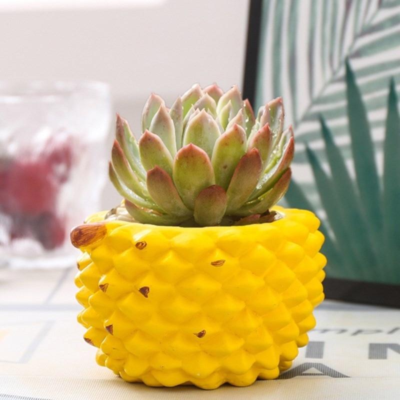 Moule en Silicone Forme de Fruit Vase Pots de Fleurs Pot à Stylo Succulente Outil de Fabrication DIY Moule de Vase en Résine Béton Décorations de Maison Outil