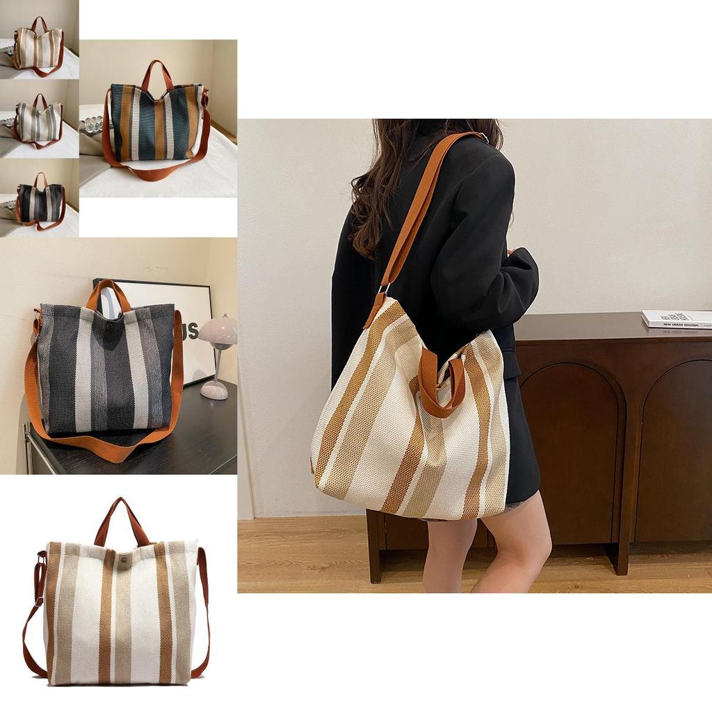 Stylish Large Capacity Korean Shoulder Bag For Autumn Unique Tote Fashionable Shopping Bag