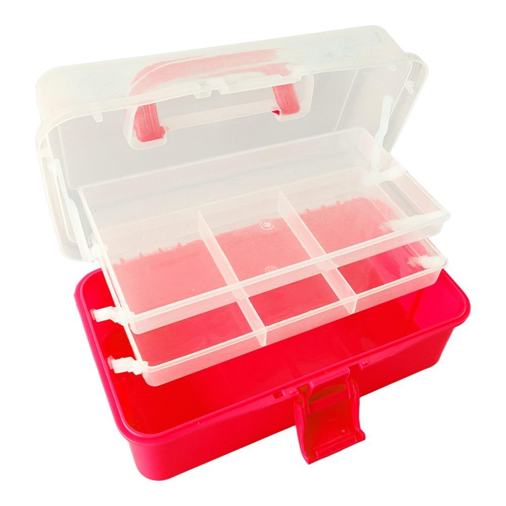 Three Layer Three Layer Storage Box Plastic Multipurpose Organizer  For Sewing Supplies