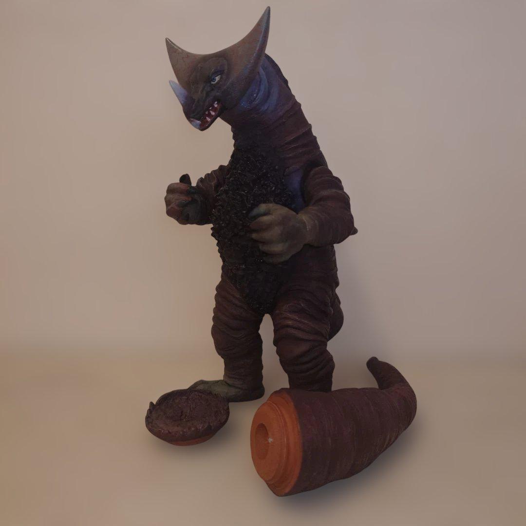 

[USED] X-Plus Giant Monster Series Gomora - Tail exchangeable - Ultraman - No box